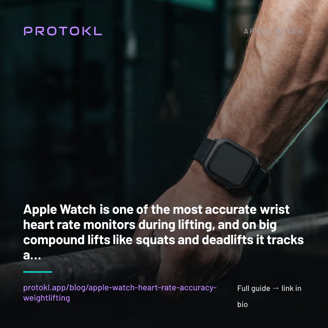 Is Apple Watch Heart Rate Accurate When Lifting Weights? — shareable social card