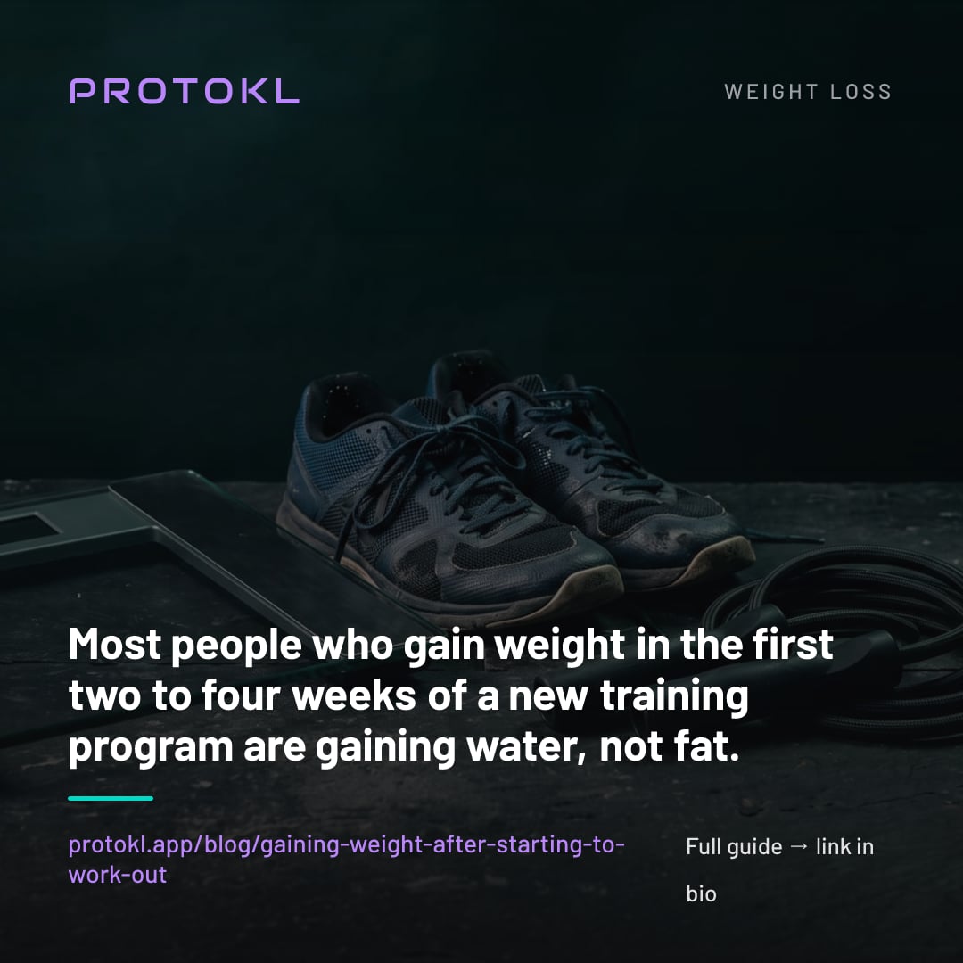 Why Am I Gaining Weight After Starting to Work Out? — shareable social card