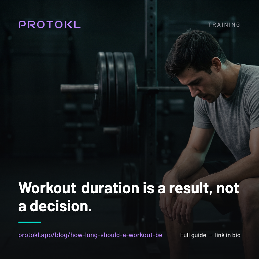 How Long Should a Workout Be? (Stop Guessing, Do the Math) — shareable social card