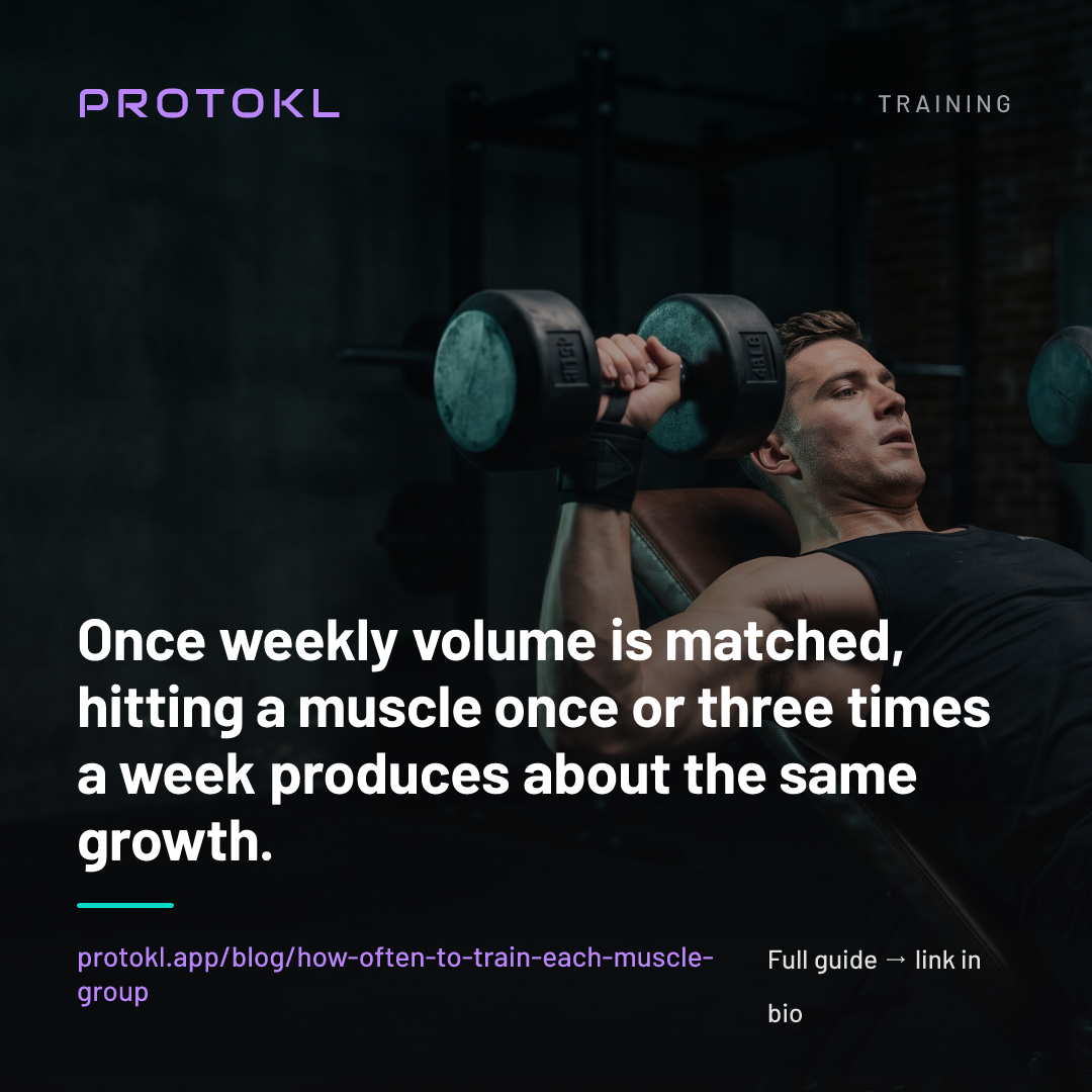 How Often Should You Train Each Muscle Group? — shareable social card