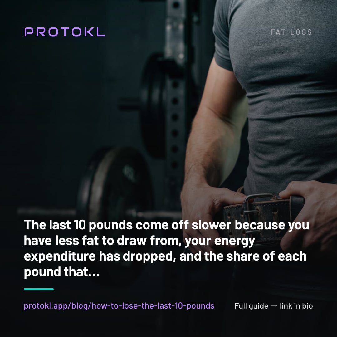 How to Lose the Last 10 Pounds (Why It's Harder and What Actually Works) — shareable social card