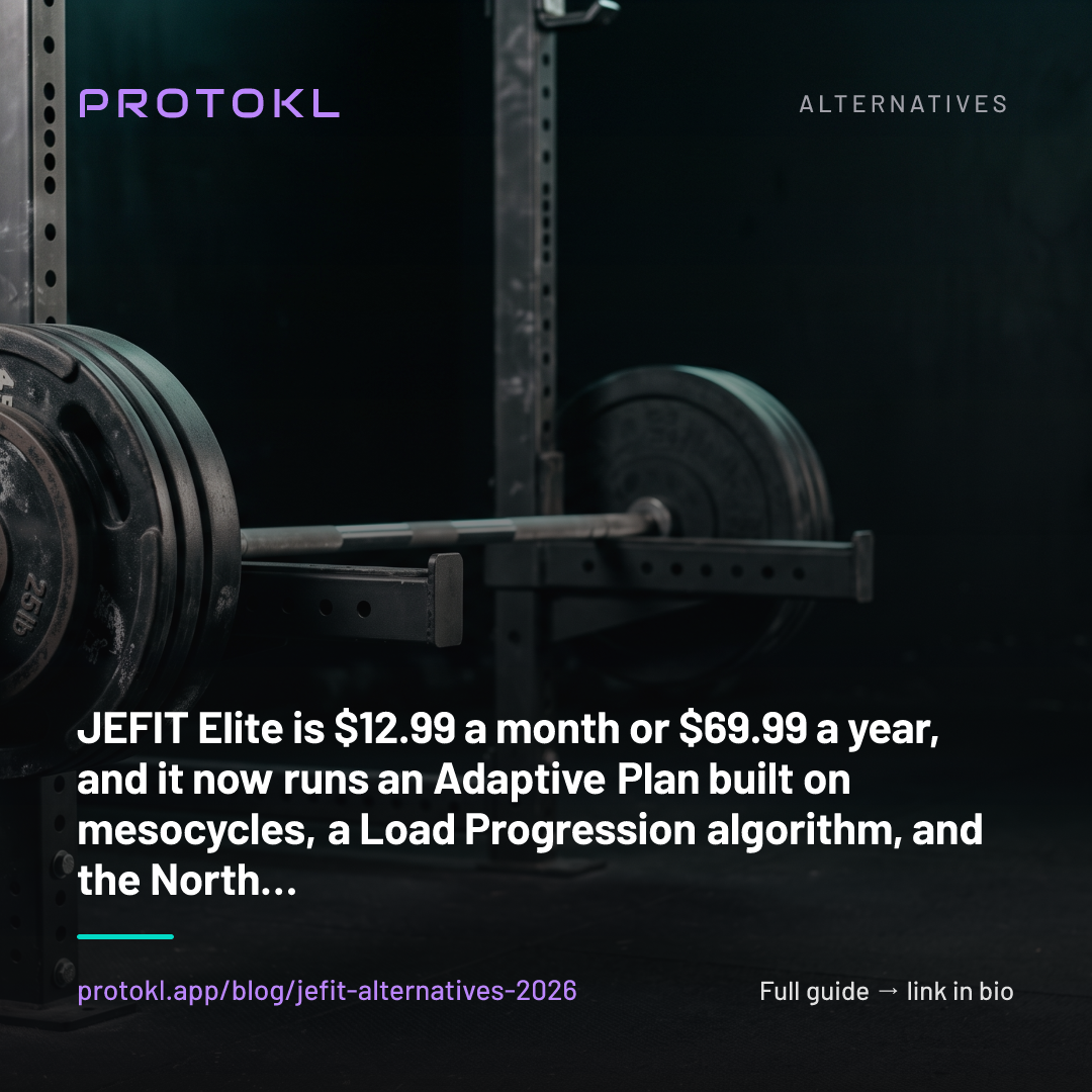 JEFIT Alternatives in 2026 (The Old Complaint No Longer Applies) — shareable social card