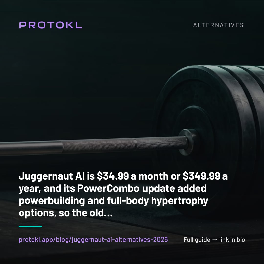 Juggernaut AI Alternatives in 2026 (The Powerlifting-Only Knock Is Dead) — shareable social card