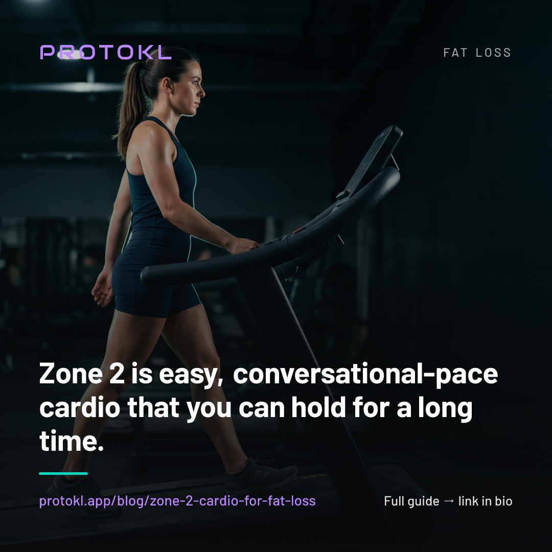 Zone 2 Cardio for Fat Loss (Without Killing Your Gains) — shareable social card